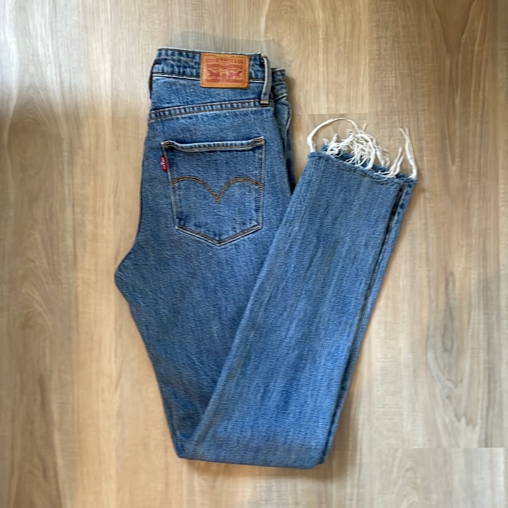 LEVIS 721 high rise skinny jeans
